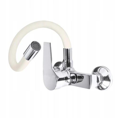 Beżowa bateria elastyczna kuchenna ścienna FLEX