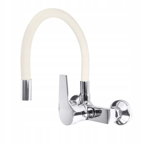 Beżowa bateria elastyczna kuchenna ścienna FLEX