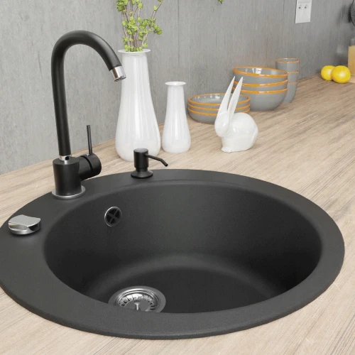 Zlew Zlewozmywak FRANKE SOLO SOD OKRĄGŁY + bateria + dozownik gratis