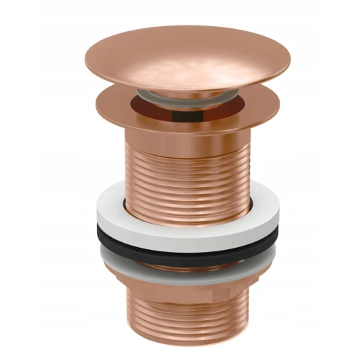Korek klik klak automatyczny bez przelewu rosegold 