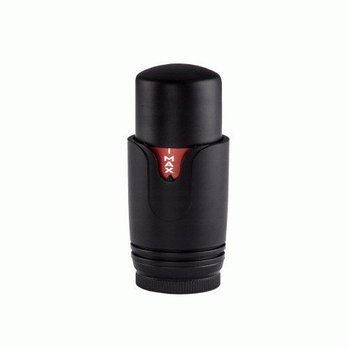 Zawór grzejnikowy termostatyczny 3-osiowy zasilający odcinający  1/2″  czarny