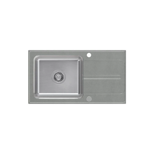 Ralph 111 Fusion GraniteQ silver stone z komorą stalową z syfonem manualnym i zaślepką