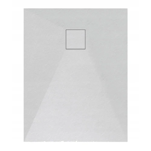 Brodzik prysznicowy prostokątny 90 x 70 cm Biały SMC kompozyt kamienny Teja