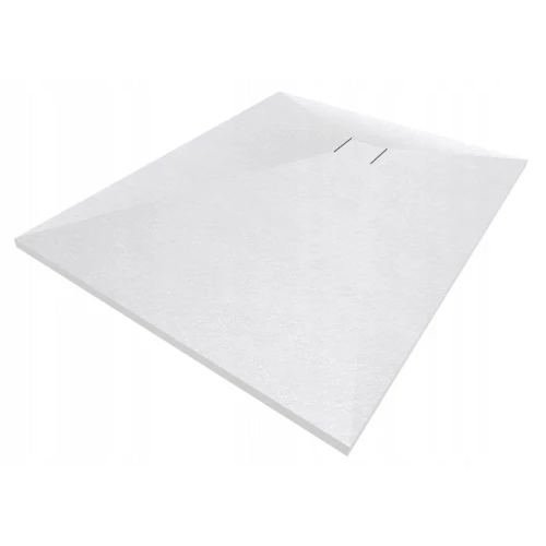 Brodzik prysznicowy prostokątny 120 x 90 cm Biały SMC kompozyt kamienny Teja