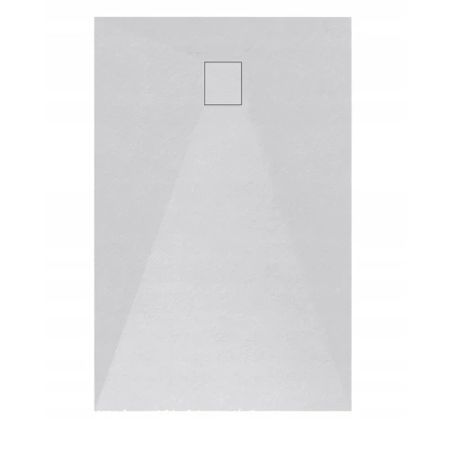 Brodzik prysznicowy prostokątny 140x90 cm biały SMC kompozyt kamienny Teja