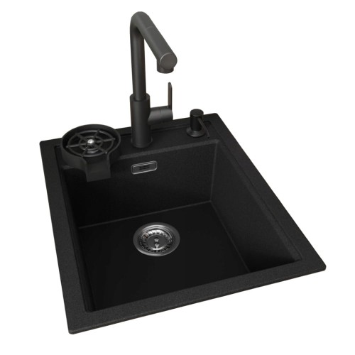 Zestaw zlew Franke Sirius Sid 610-40 bateria Ebro + dozownik + myjka + koszyk