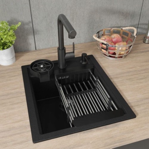 Zestaw zlew Franke Sirius Sid 610-40 bateria Ebro + dozownik + myjka + koszyk