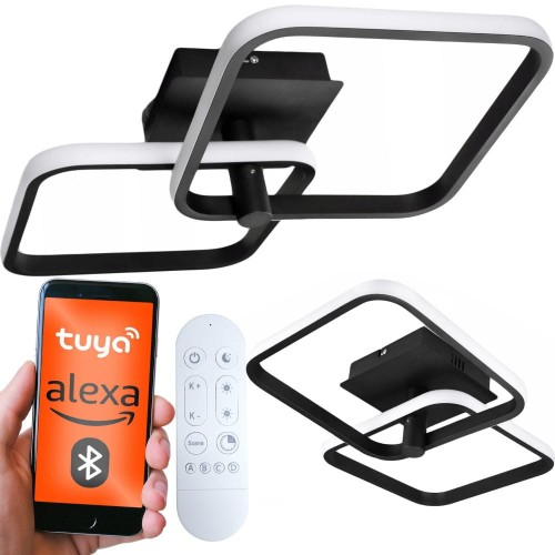 Lampa sufitowa LED ściemnia aplikacja na telefon