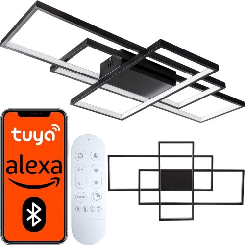 Lampa Nowoczesna Sufitowa LED  Aplikacja Sterowanie z telefonu 