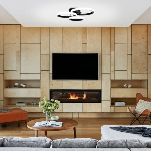 Lampa sufitowa MODERN ściemnia 46W aplikacja pilot