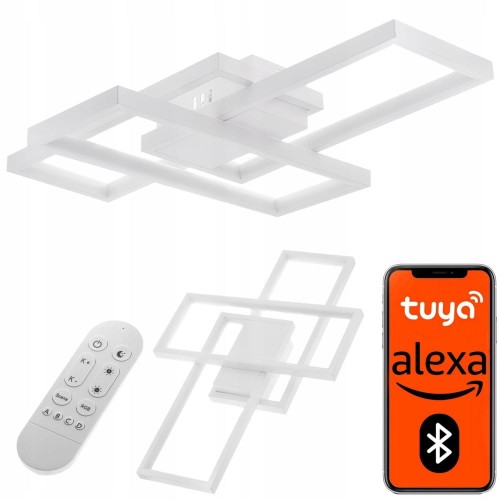 Lampa sufitowa Modern ściemnia 60W aplikacja pilot
