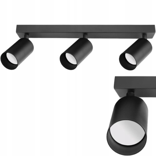 Lampa sufitowa szyna 3x GU10 oprawa halogen spot