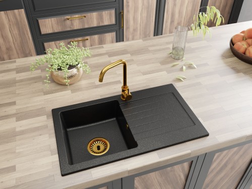 Zlewozmywak granitowy jednokomorowy z ociekaczem Lemon