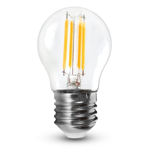 6x Żarówka E27 LED 480lm 4W Filament
