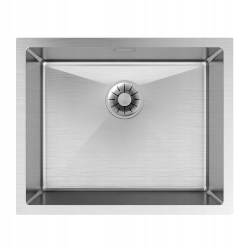Zlewozmywak stalowy podblatowy jednokomorowy inox Silvo 54 