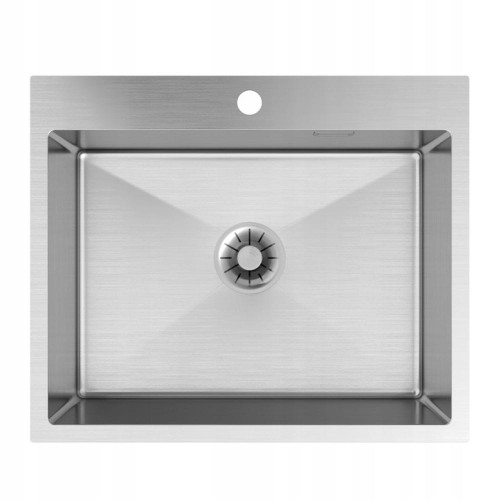 Zlewozmywak stalowy jednokomorowy inox Silvo 60