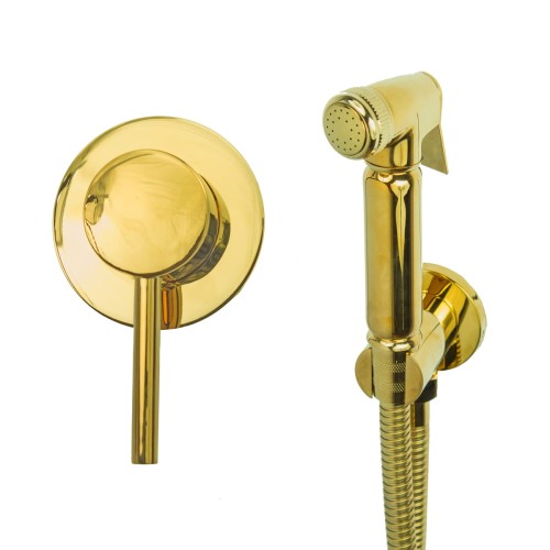 Reze bateria bidetowa podtynkowa złota