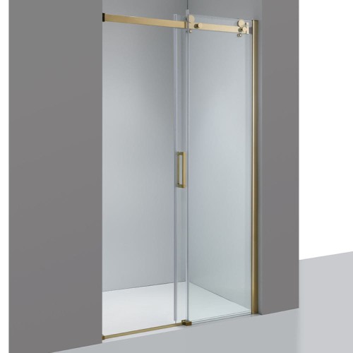 Drzwi prysznicowe SH03C złote 105-110 cm 8 mm 