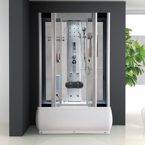 Kabina prysznicowa z hydromasażem i sauną WSH7716WS biała 120 x 85 cm