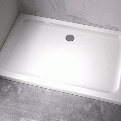 Brodzik prysznicowy prostokątny slim ST04C biały 120 x 90 cm