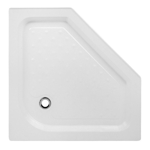 Brodzik prysznicowy pięciokątny wysoki SXL07C biały 100 x 100 cm