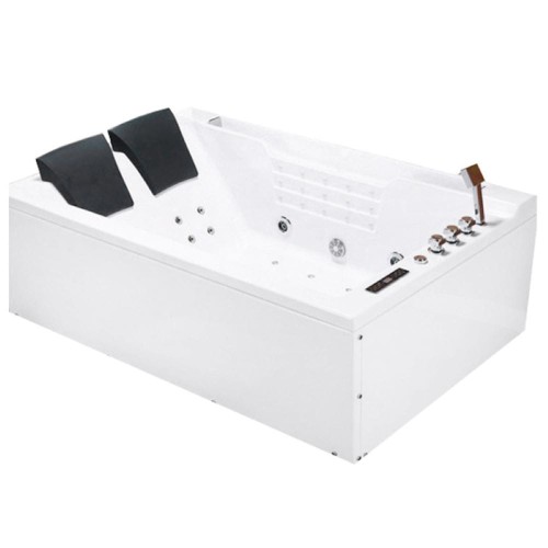 Wanna z hydromasażem z podgrzewaczem Fenix 606BH lewa biała 180 x 120 cm