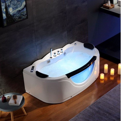 Wanna z hydromasażem Parma 924 biała 160 x 88 cm