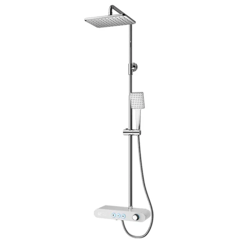 Bateria prysznicowa łazienkowa T700-WH biała LCD