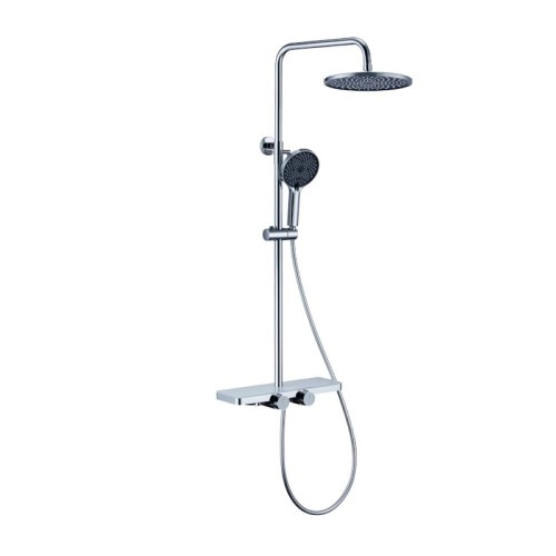 Bateria prysznicowa z deszczownicą F13A chrom 