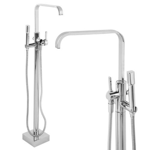 Bateria łazienkowa wolnostojąca F2036A chrom