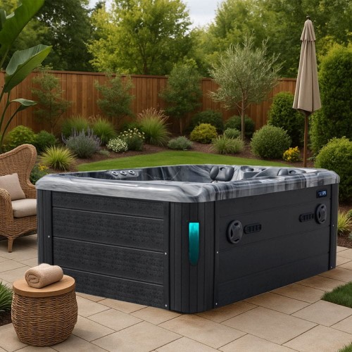 Jacuzzi ogrodowe wanna SPA102 Odyssey obudowa antracyt 210 x 160 cm