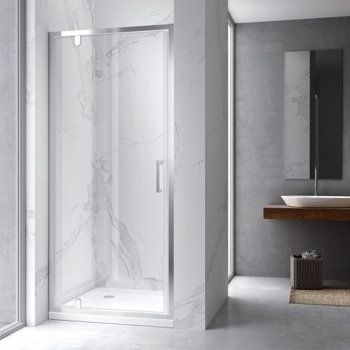 Drzwi prysznicowe ZES-KZ18A-70 chrom 70 cm 6 mm