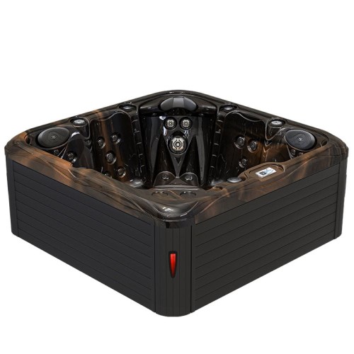 Jacuzzi ogrodowe wanna SPA752 magma gold obudowa antracyt 200 cm x 200 cm