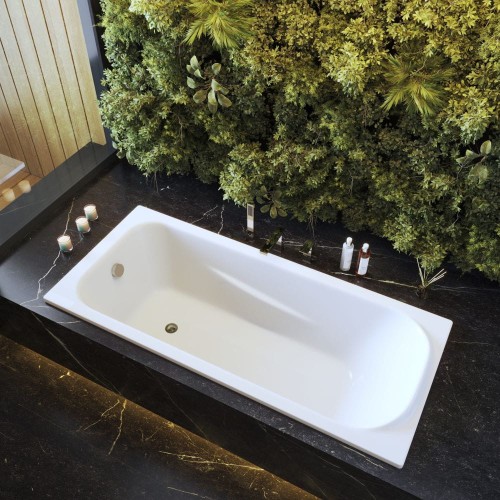 Wanna do zabudowy łazienkowa biała nowoczesna akrylowa Elora 170x75x40