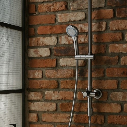 Słuchawka rączka natryskowa prysznicowa 3-funkcyjna BUNO - chrom