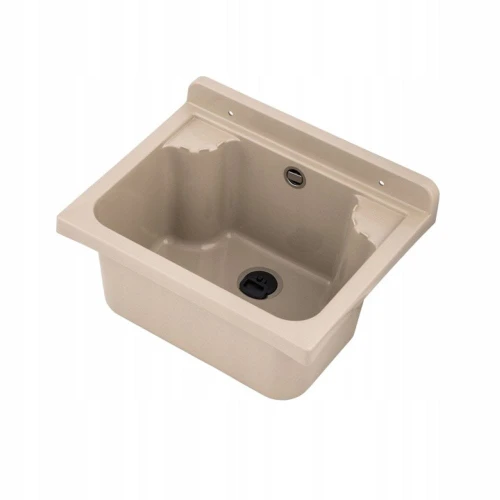Zlew gospodarczy komora techniczna robocza garażowa MANE MINI - beżowa