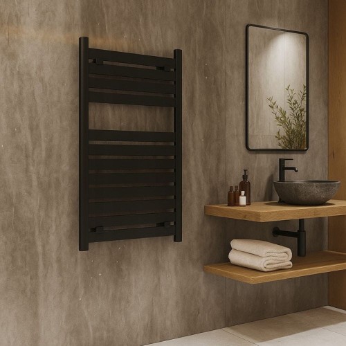 Grzejnik łazienkowy GRANITE SINK ARTICO 60x80 cm - czarny