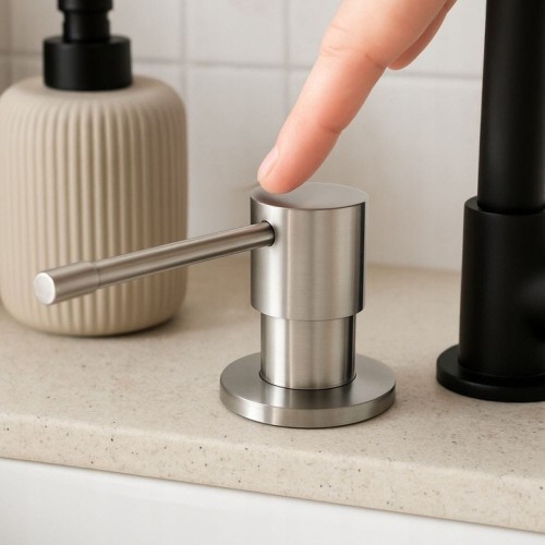 Dozownik do płynu do naczyń/ mydła do rąk GRANITE SINK LUNOX - inox