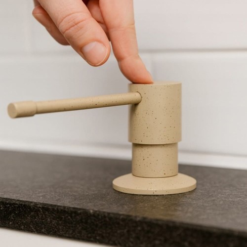 Dozownik do płynu do naczyń/ mydła do rąk GRANITE SINK LUNOX - beżowy