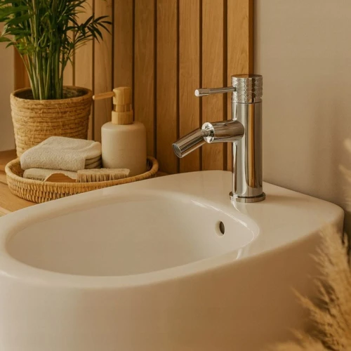 Bateria łazienkowa bidetowa pro GRANITE SINK ROSO - chrom