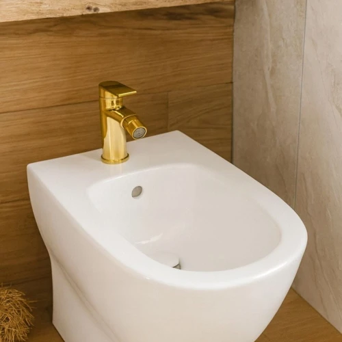 Bateria łazienkowa bidetowa GRANITE SINK ROSAL - złota