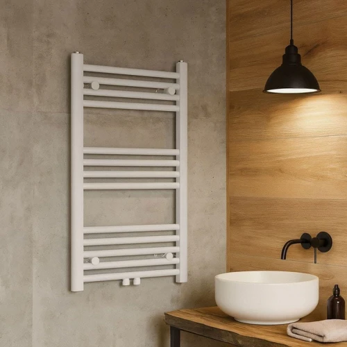 Grzejnik łazienkowy GRANITE SINK SAMPE 60x80 cm - biały