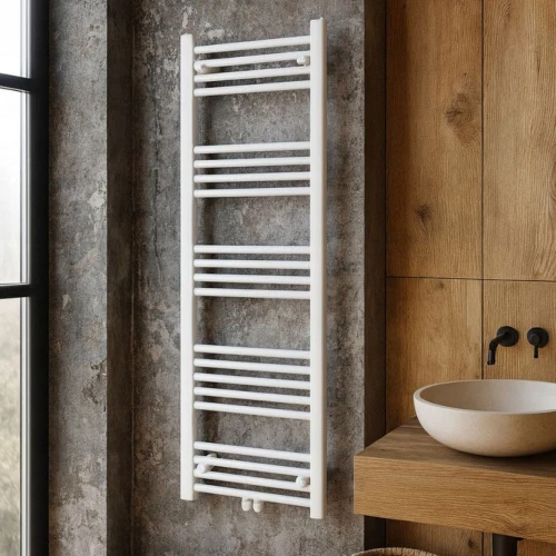 Grzejnik łazienkowy GRANITE SINK SAMPE 60x140 cm - biały