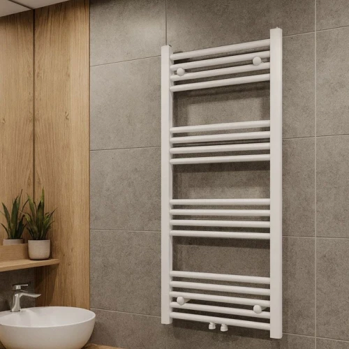 Grzejnik łazienkowy GRANITE SINK SAMPE 50x110 cm - biały