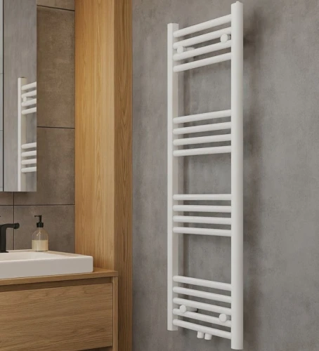 Grzejnik łazienkowy GRANITE SINK SAMPE 40x120 cm - biały