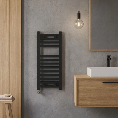 Grzejnik łazienkowy GRANITE SINK PROTO 30x80 cm - czarny