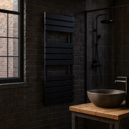 Grzejnik łazienkowy GRANITE SINK CLASO 45x120 cm - czarny