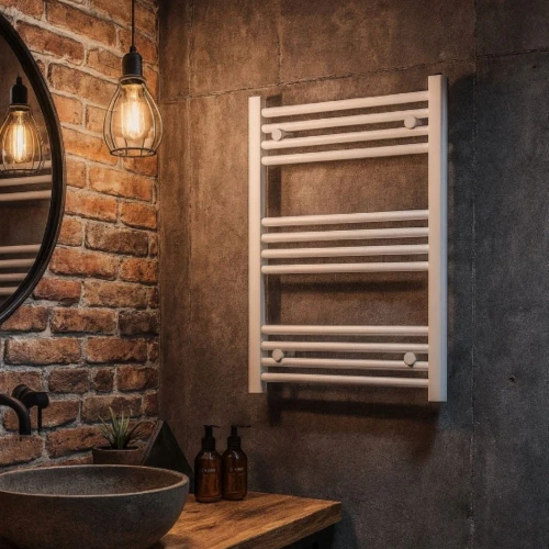 Grzejnik łazienkowy GRANITE SINK BASO 60x80 cm - biały