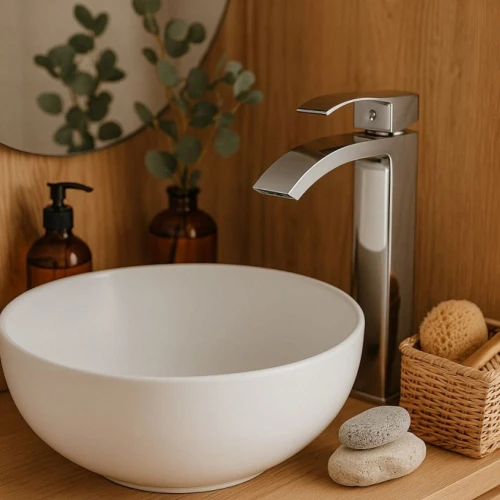 Bateria łazienkowa wysoka GRANITE SINK CASADA - chrom