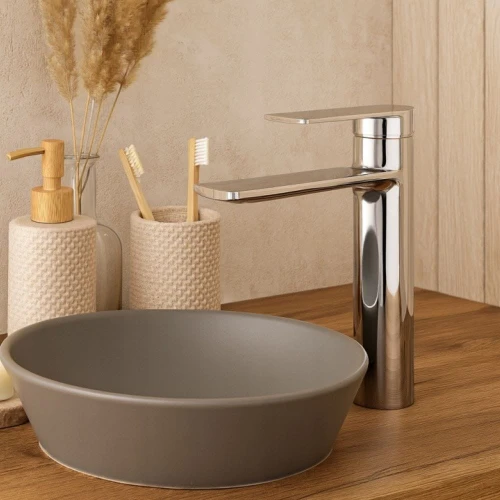 Bateria łazienkowa niska GRANITE SINK FABON - chrom